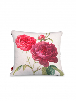 Декоративная подушка на диван • Deco / Деко •  Роза галльская 45 х 45 см