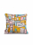Декоративная подушка на диван • Deco / Деко •  Пит Мондриан Композиция в овале с цветными плоскостями №2 45 х 45 см