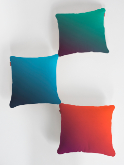 Декоративная подушка на диван • Deco / Деко •  Градиент №3 45 х 45 см