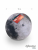 Декоративная подушка-игрушка шар • Sferico Mini / Сферико Мини • Луна (серия планеты)