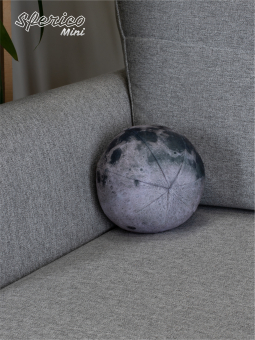 Декоративная подушка-игрушка шар • Sferico Mini / Сферико Мини • Луна (серия планеты)