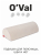 Подушка для шеи, поясницы, ног “O’val Grey”, 43х18х10 см, ППУ-5972/серый