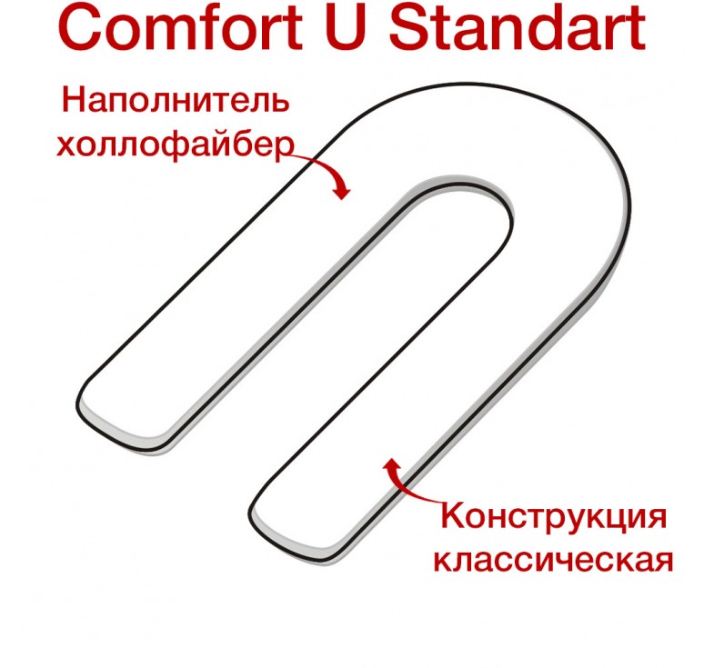 Подушка для всего тела COMFORT-U - STANDART от Фабрика Эспера